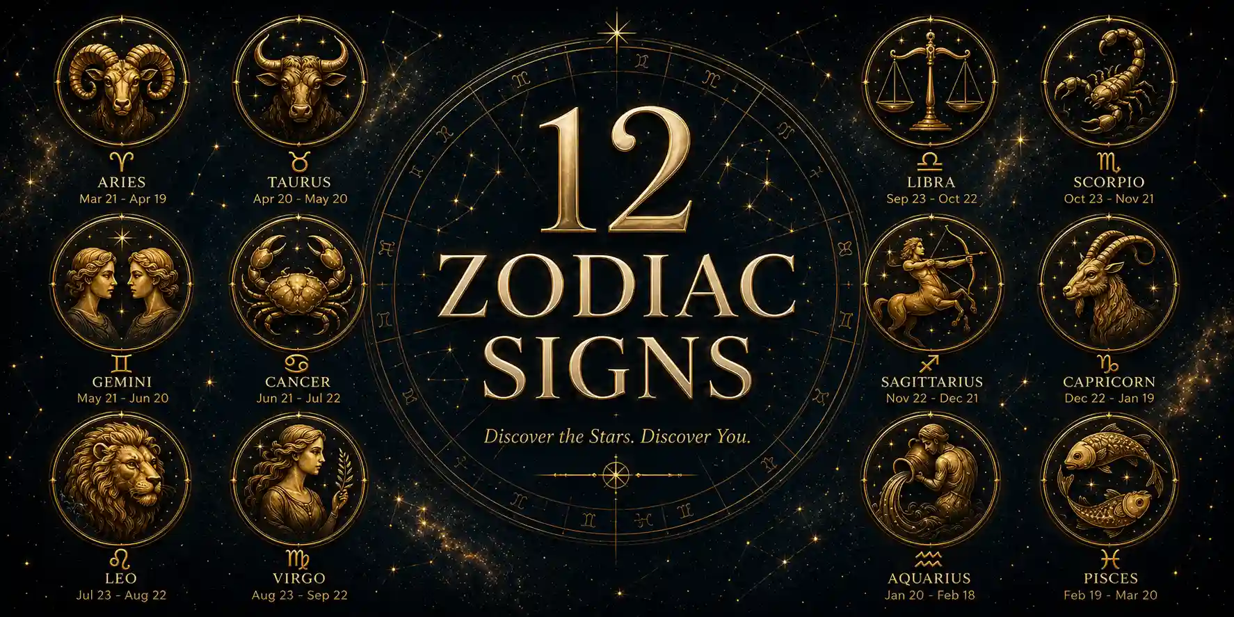 The 12 Zodiac Signs: Dates and Personality Traits of Each Star Sign