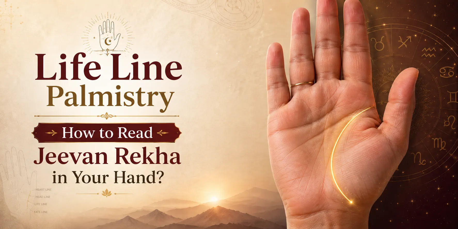 Life Line Palmistry: How to Read Jeevan Rekha in Your Hand