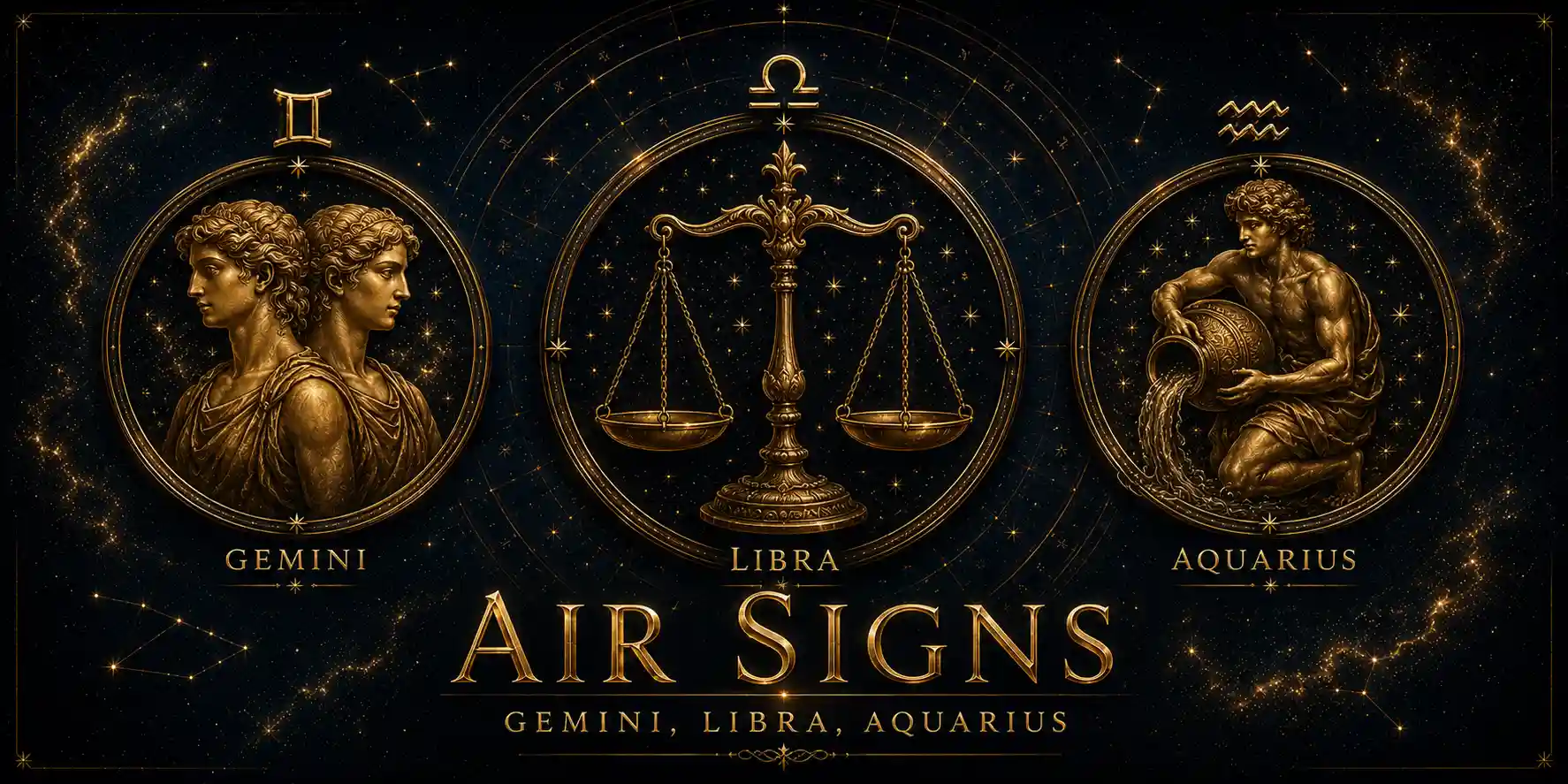 Air sign (Gemini, Libra, Aquarius)