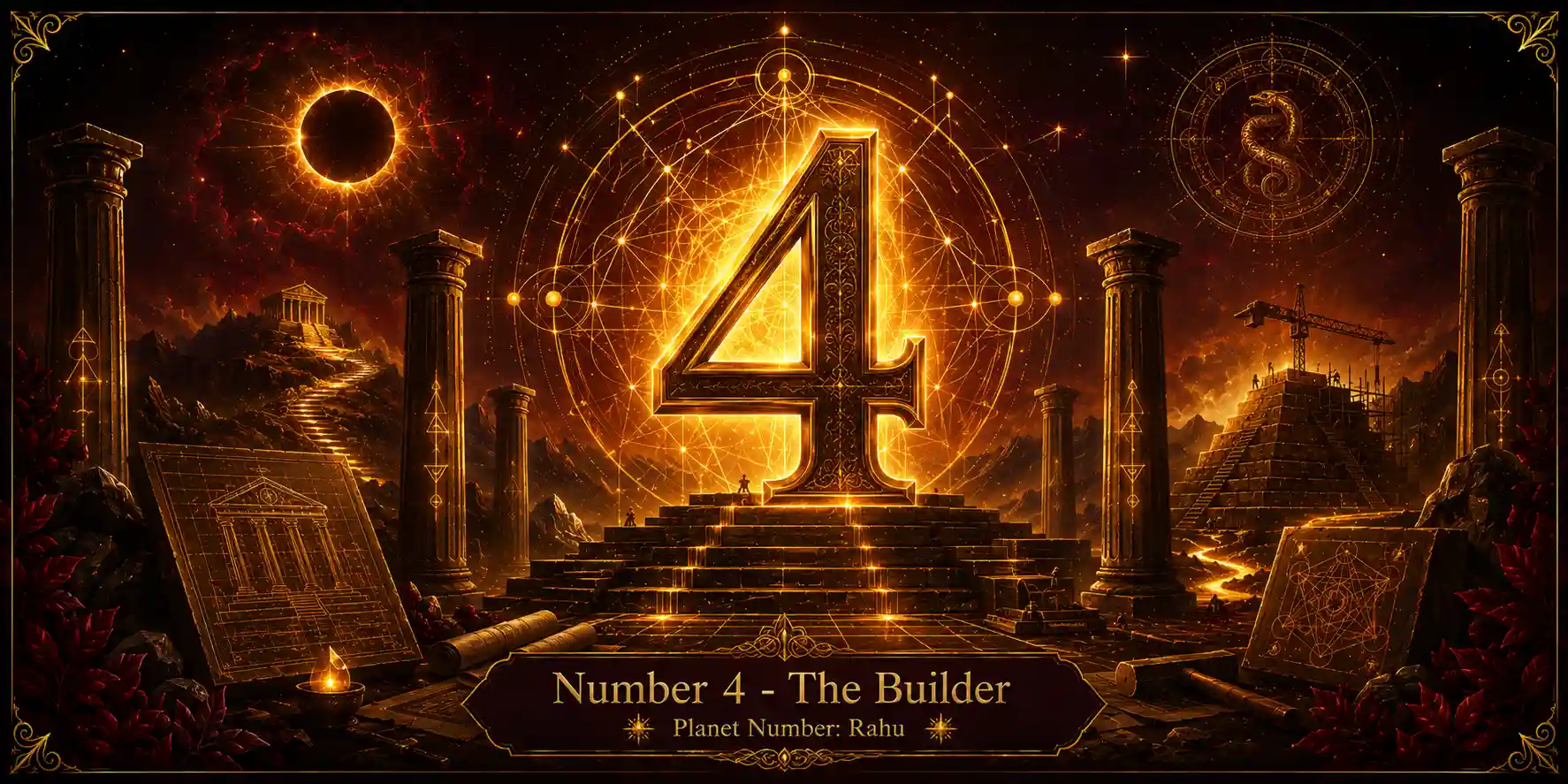 Number 4 - The Builder (Planet Number: Rahu)