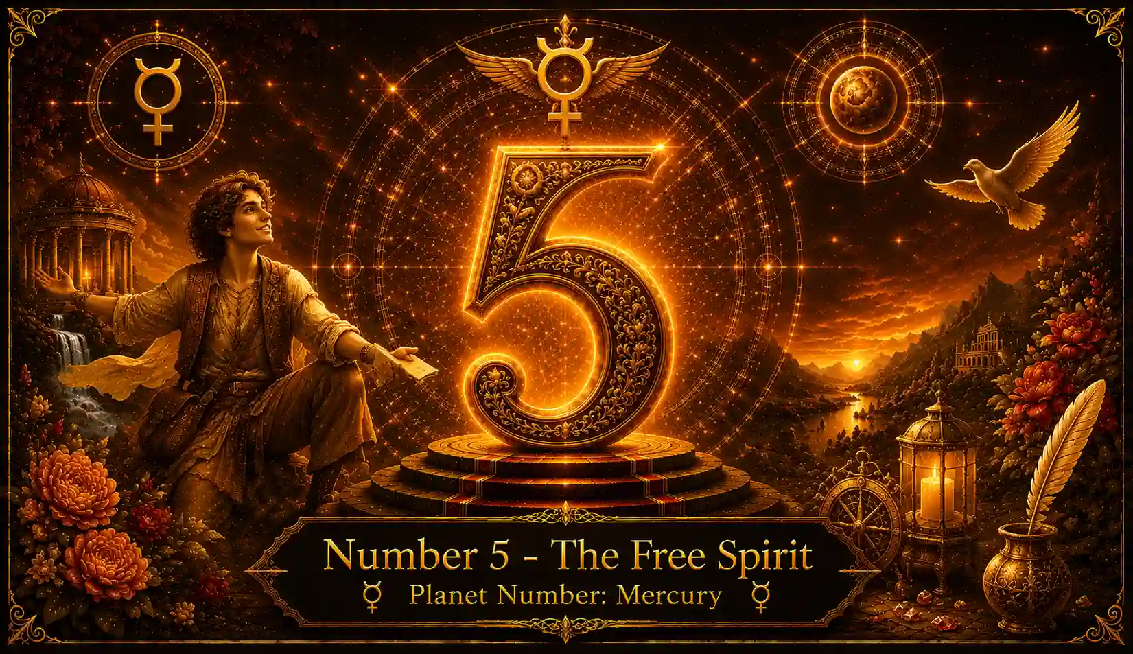 Number 5 - The Free Spirit (Planet Number: Mercury)