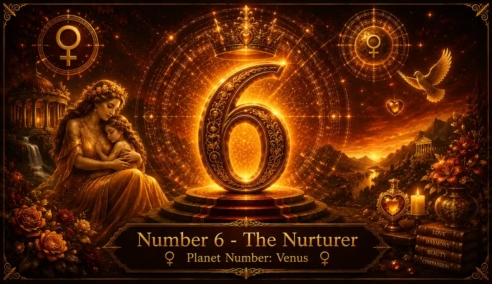 Number 6 - The Nurturer (Planet Number: Venus)