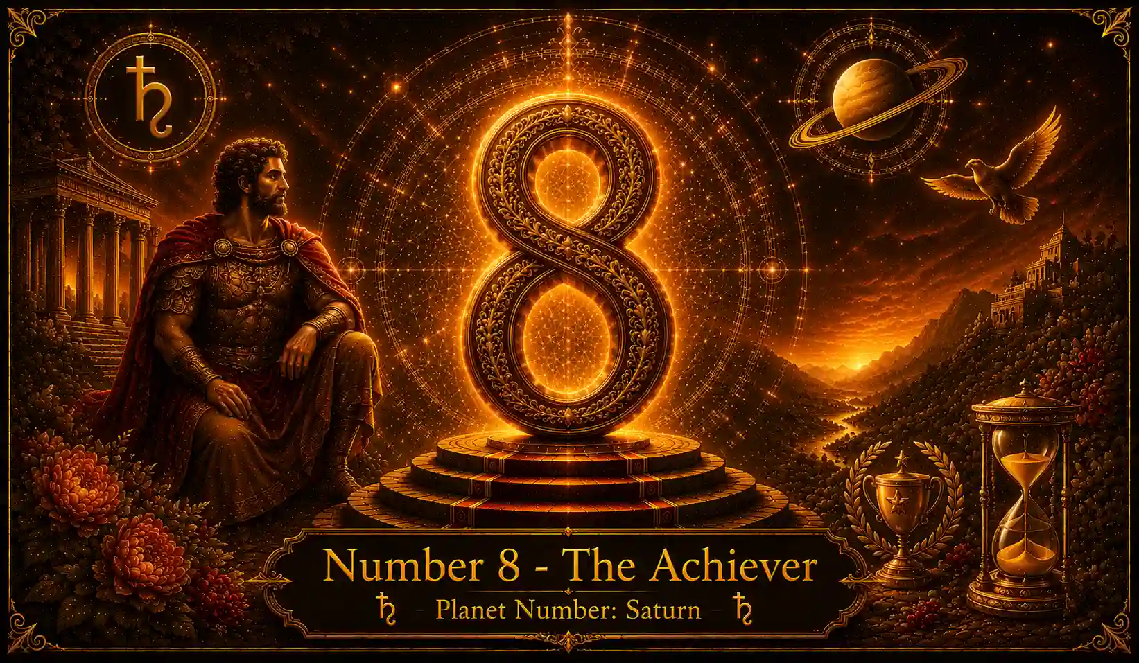 Number 8 - The Achiever (Planet Number: Saturn)