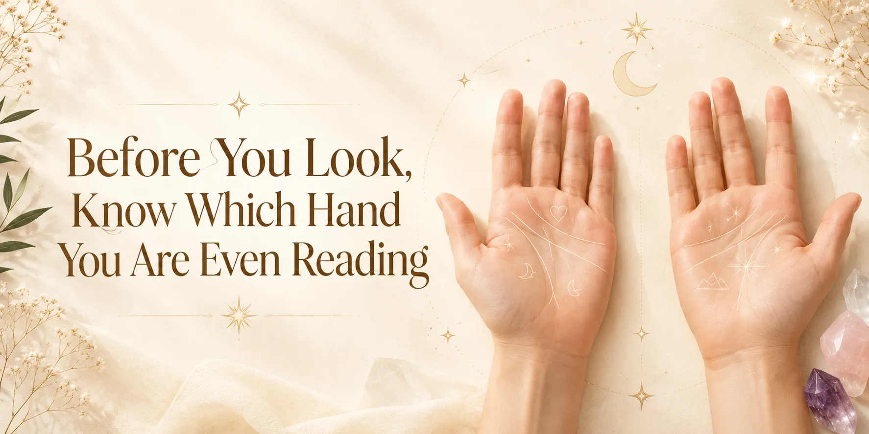 Before You Look, Know Which Hand You Are Even Reading