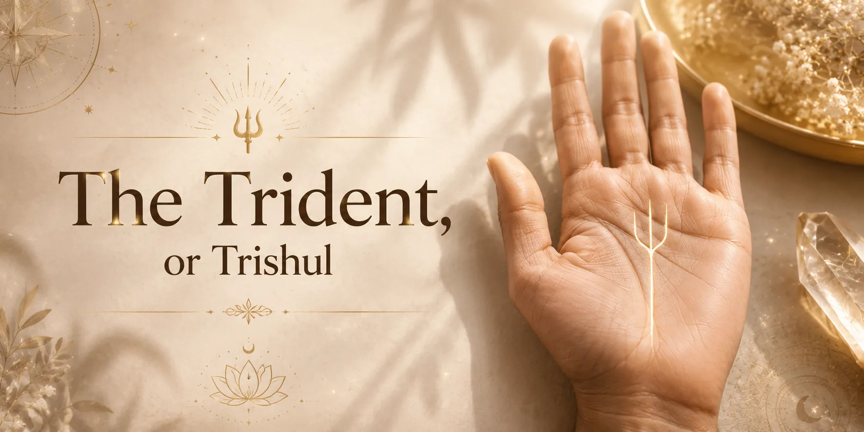 The Trident, or Trishul in Palmistry