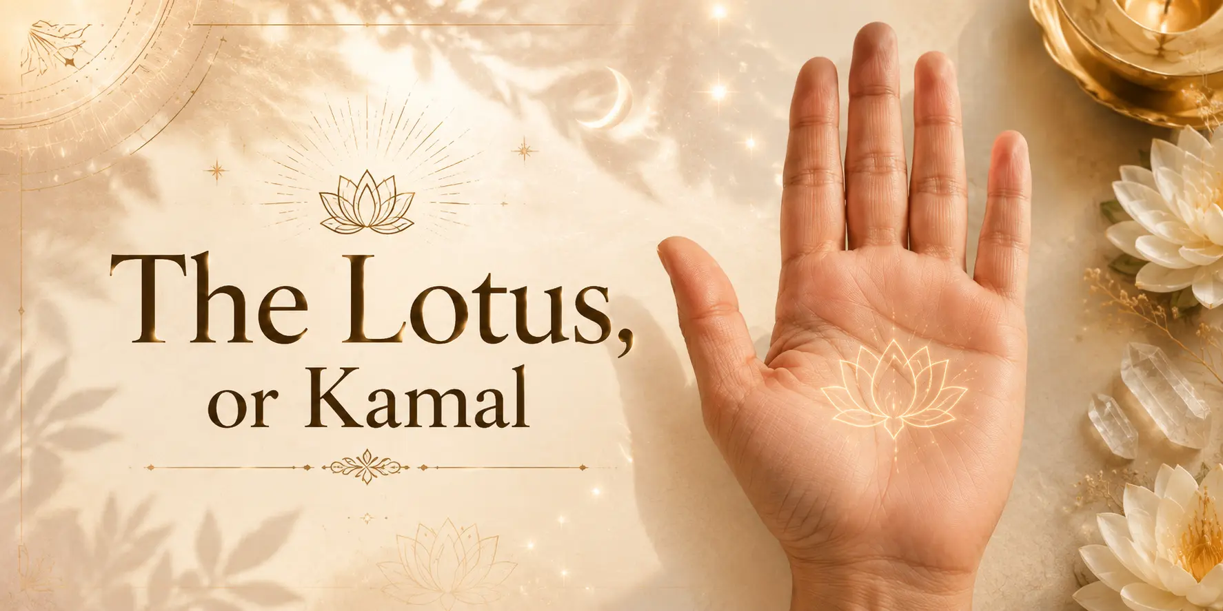 The Lotus, or Kamal in Palmistry