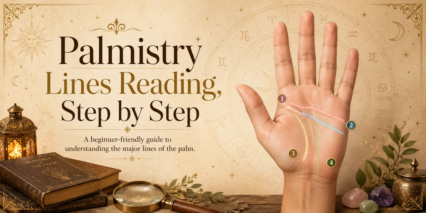 Palmistry Lines Reading, Step by Step