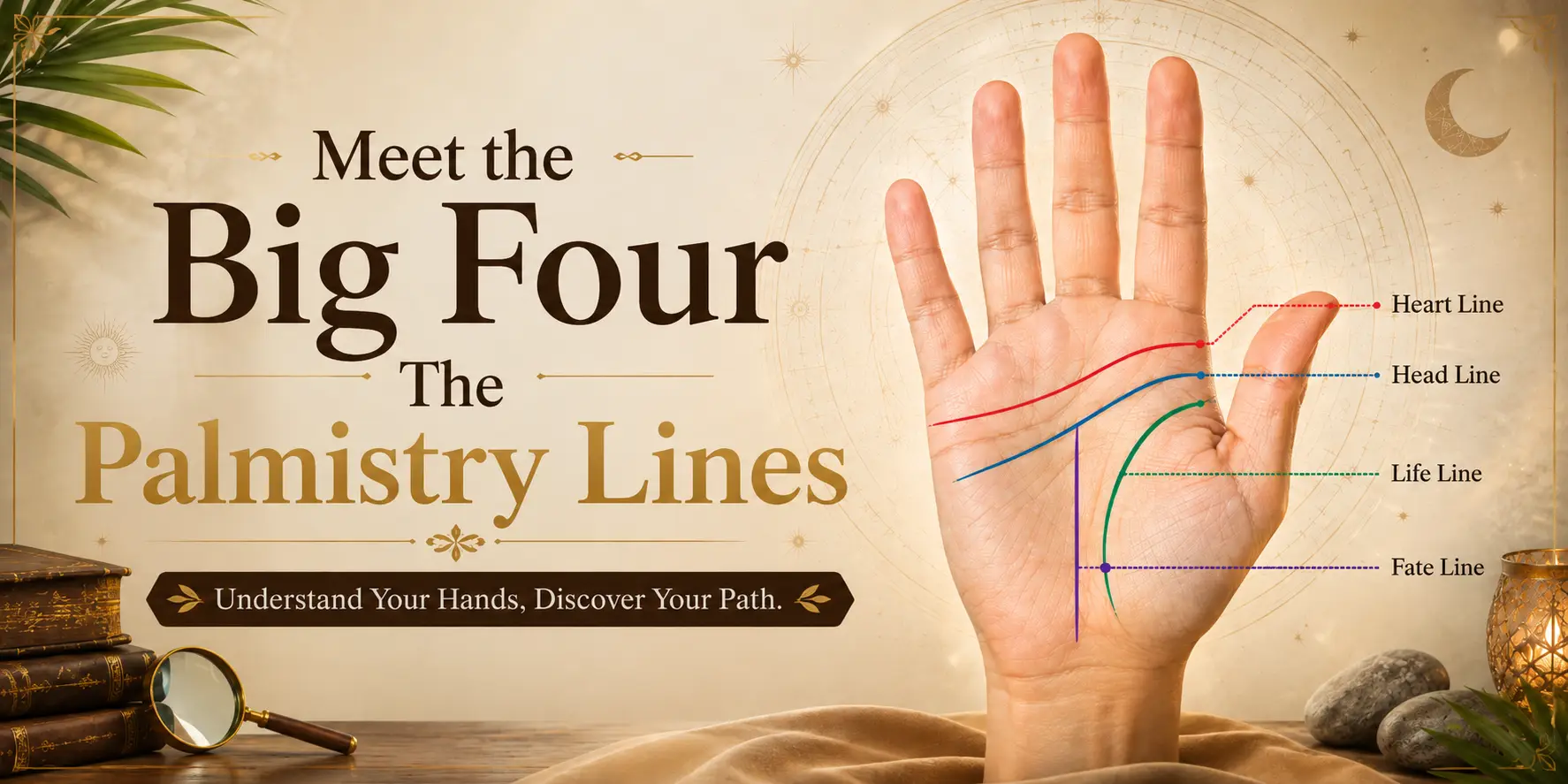 Meet the Big Four: The Palmistry Lines