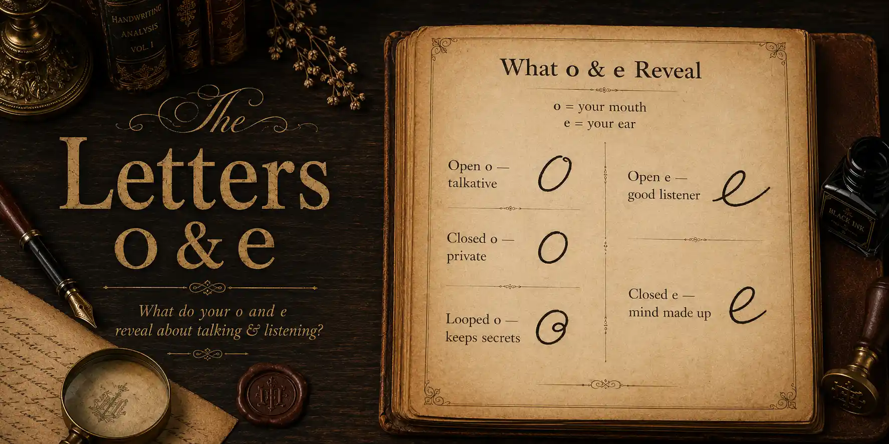 The Letters o and e